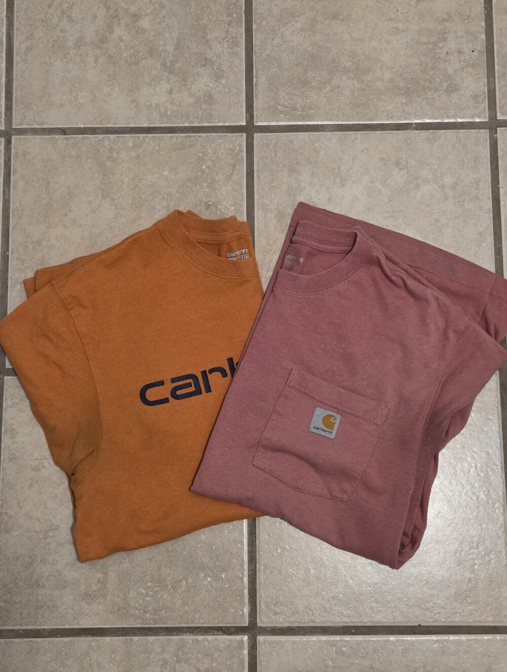 Carhartt Loose Fit Tee Bundle - Size Medium, Well Loved Worn/Weathered Look!